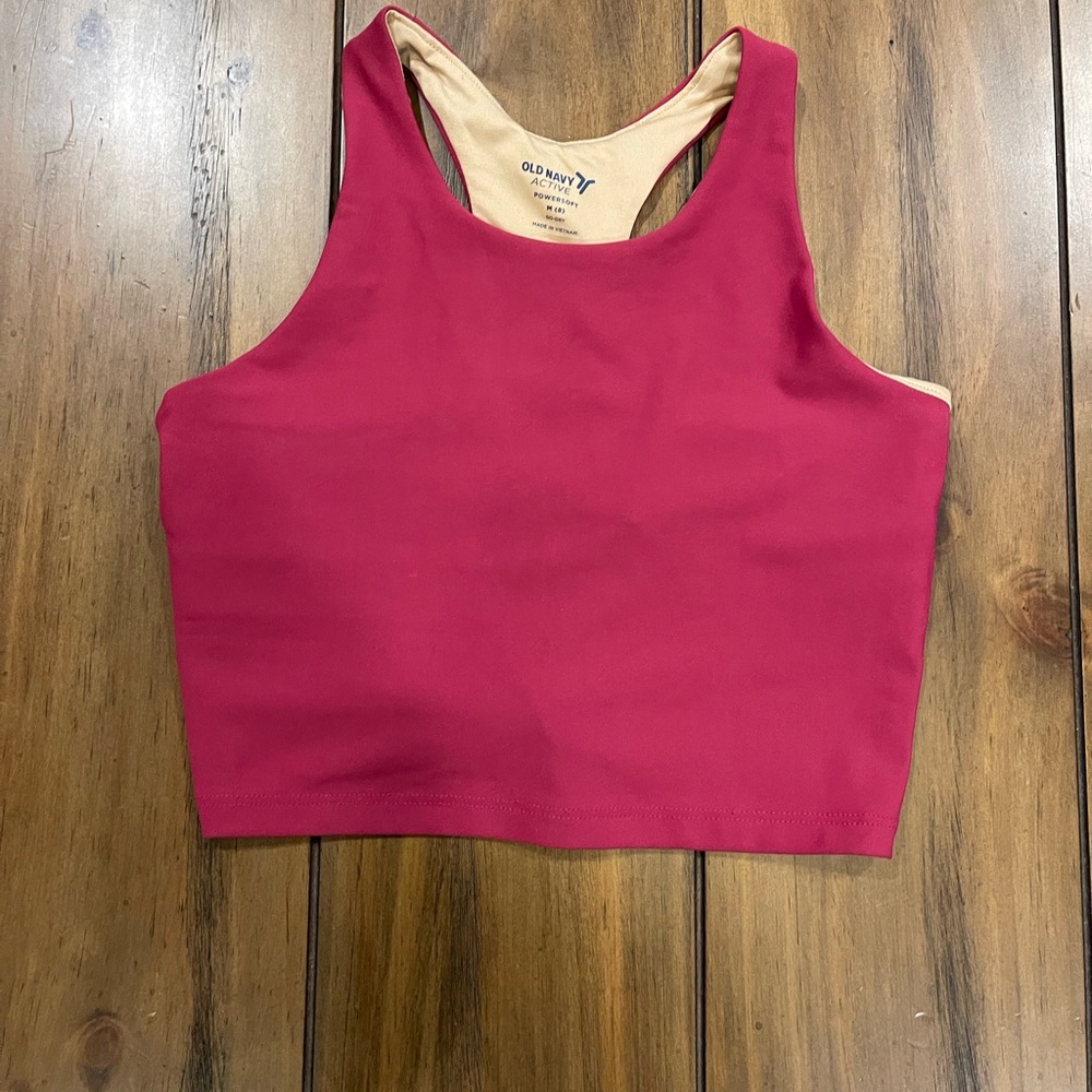 PowerSoft Longline Sports Bra for Girls
Size 8 medium 
Old Navy
Great condition
